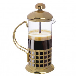 Altom Design vrč & preša za čaj i kavu 350 ml, zlatna - 020302374