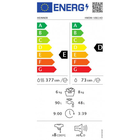 HEINNER perilica & sušilica rublja HWDM-V8614D
