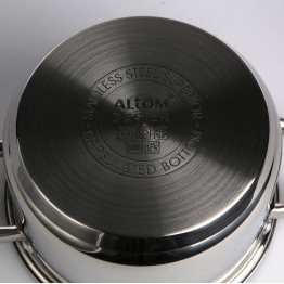 Altom Design set lonaca od nehrđajućeg čelika 8 elemenata Luis