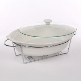 Altom Design ovalna posuda za pečenje sa grijačem Mesa 3,3 litara - 020201211