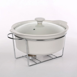 Altom Design okrugla posuda za pečenje sa grijačem Mesa 2,3 litara