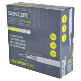 Sencor koaksijalni kabel SAV 6059-100m