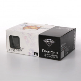 Altom Design čaše Diamond 330 ml komplet 6 komada