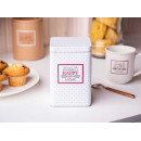 Altom Design posuda za kavu, čaj, šećer s četvrtastim poklopcem Victoria Home bijela - 0204018401