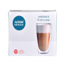 Altom Design čaše Andrea s dvostrukim stijenkama i dnom, 380 ml (set od 2 čaše) - 0103008109