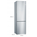 BOSCH Hladnjak kombinirani KGV39VLEAS BOSCH Hladnjak kombinirani KGV39VLEAS