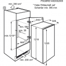 ELECTROLUX Ugradbeni hladnjak ERN2201BOW