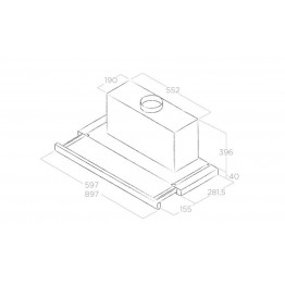 ELICA Napa ELITE 35 GRIX/A/60 ELICA Napa ELITE 35 GRIX/A/60