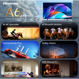 HISENSE TV LED 127cm 50A6S