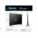 HISENSE TV UHD 139 cm 55A6Q