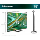 HISENSE TV ULED 190cm 75E8S