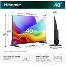 HISENSE TV LED 102cm 40A5S HISENSE TV LED 102cm 40A5S