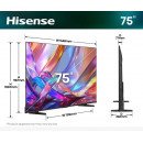 HISENSE TV QLED 190cm 75E7S