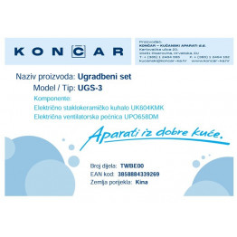 KONČAR Ugradbeni set UGS-3